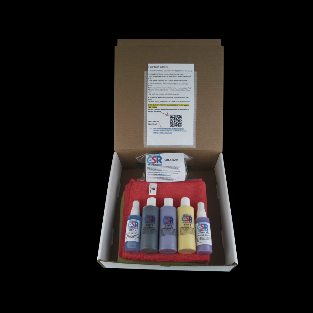  The Ultimate Car Scratch Remover Kit - Safest Way to Remove  Clear Coat Scratches. It's All in The Box - Nothing Else Needed for  Professional Results. : Automotive